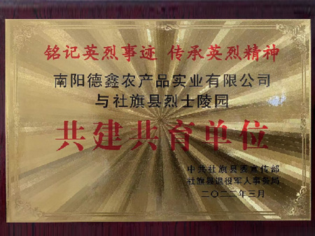 與社旗烈士陵園共建共育