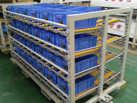 中国重汽济南商用车流利式货架