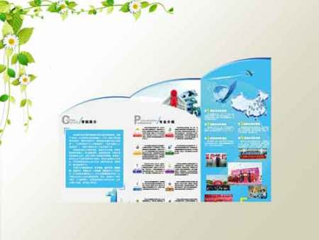 异形折页画册反面