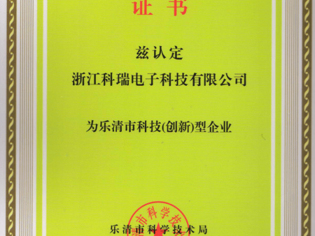 乐清科技创新型企业 乐清科技创新型企业