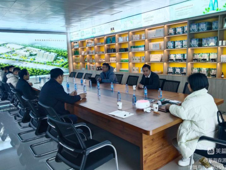 阿里田总到访蓝海森源