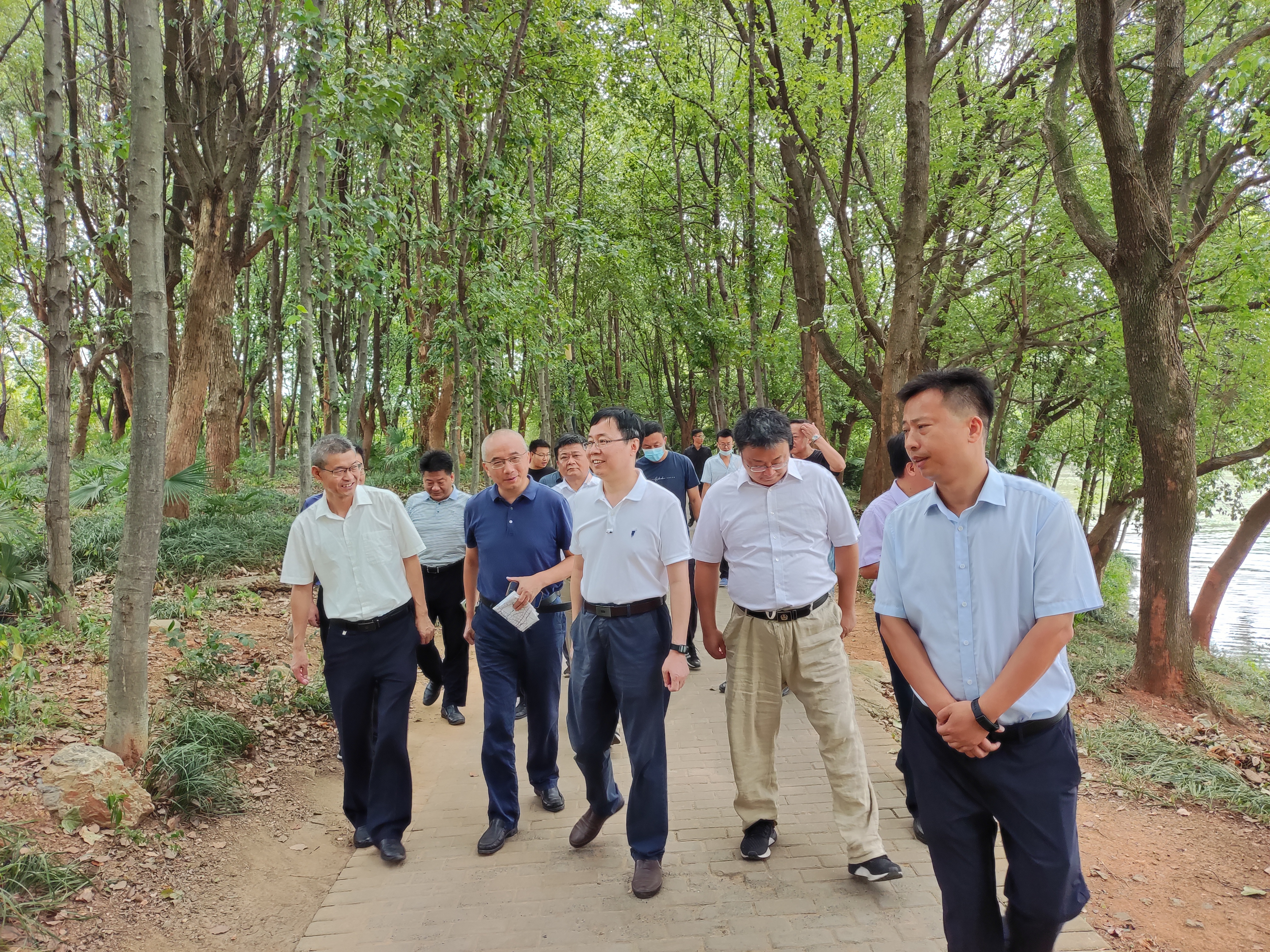 守護一方碧水 打造幸福河湖      ——安慶市委、市政府領導視察安慶“兩湖三河”治理項目