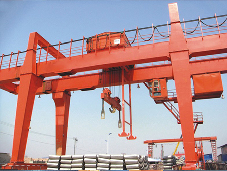 Gantry crane for subway construction