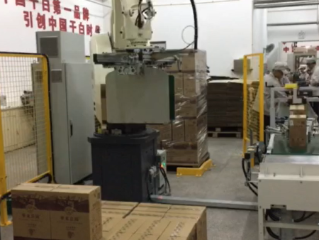 纸箱机器人码垛线