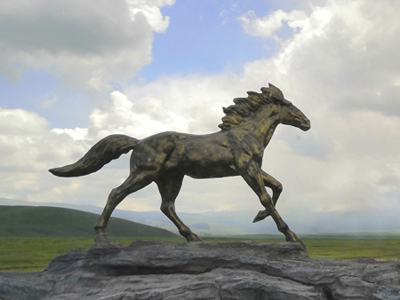 玻璃鋼馬雕塑