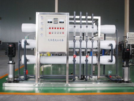 2吨双级大膜壳反渗透设备