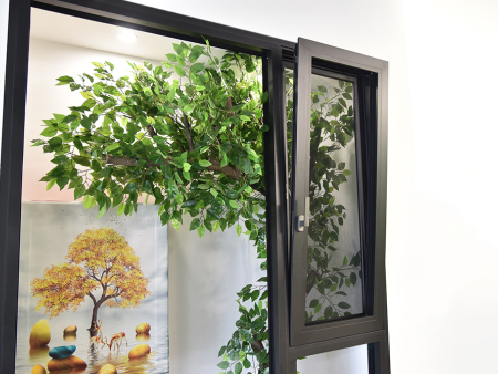 窗纱—体框扇平齐双内开系列_JS95