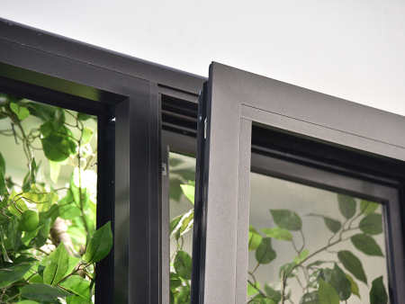 窗纱—体框扇平齐双内开系列_JS95