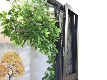 窗纱—体框扇平齐双内开系列_JS95