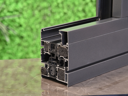 窗纱—体框扇平齐双内开系列_JS95