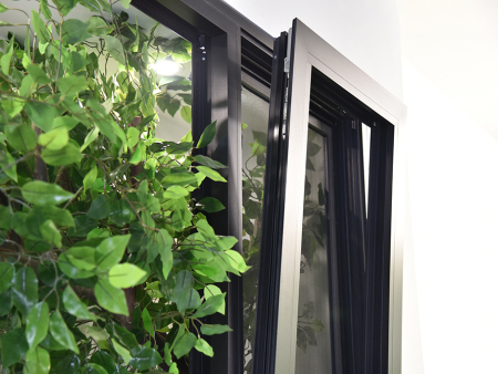 窗纱—体框扇平齐双内开系列_JS95