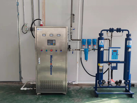 安徽山河药用辅料股份有限公司——水冷式臭氧发生器调试现场