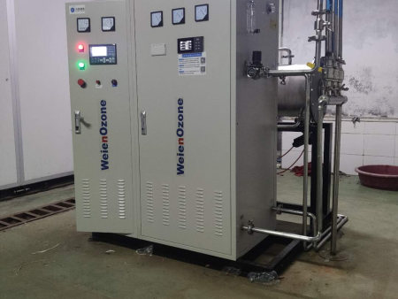 武汉久安药业有限公司——水冷式臭氧发生器调试现场