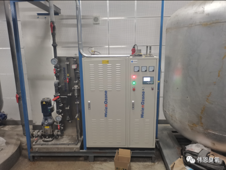 陕西富锐环境科技有限公司（锐动体育场）—泳池专用臭氧发生器调试现场