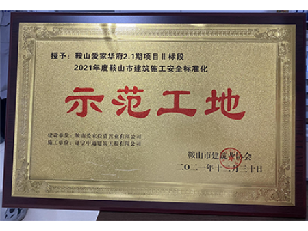 鞍山市安全生产标准化工地