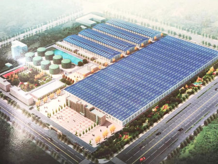 滑县某针织公司53800m²钢结构厂房项目