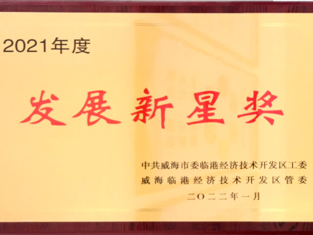 2021年度“发展新星奖” 2021年度“发展新星奖”