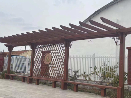 铝合金仿木廊架
