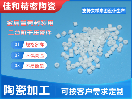 金屬管殼封裝用二臺階干壓瓷件