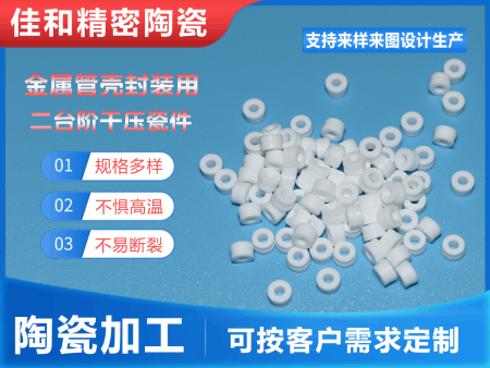 金屬管殼封裝用二臺階干壓瓷件
