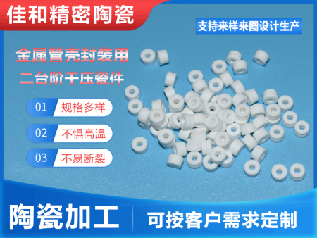 金屬管殼封裝用二臺階干壓瓷件