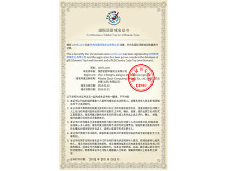 國(guó)際域名證書(shū)