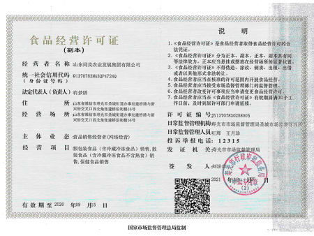 食品经营许可证