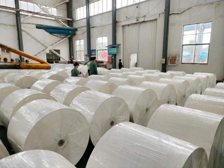 卷筒双胶纸厂房展示