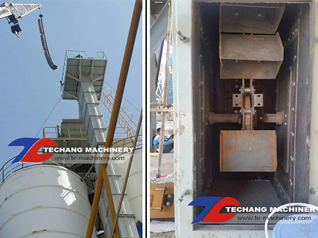 斗式提升机现场