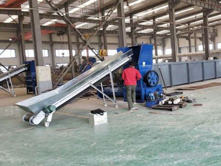 破碎清洗生产线安装现场