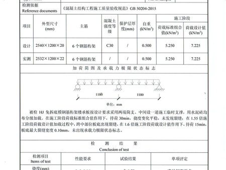 楼承板检测报告