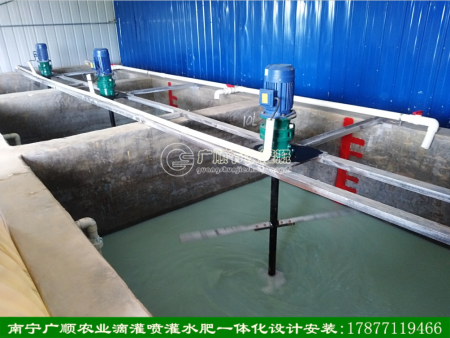 广西南宁水肥一体化灌溉 施肥机 施肥泵 肥料搅拌桶