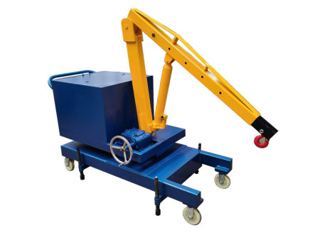 手动配重式旋转吊车 