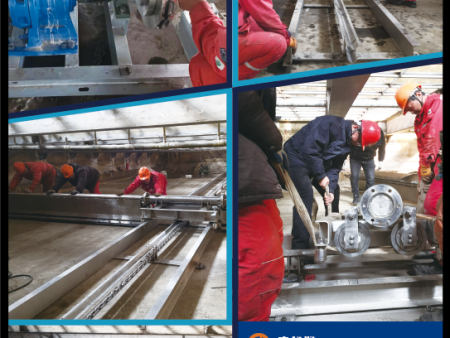 刮泥机安装案例