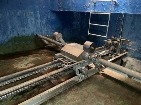 济宁某医院污水站刮泥机安装调试完成