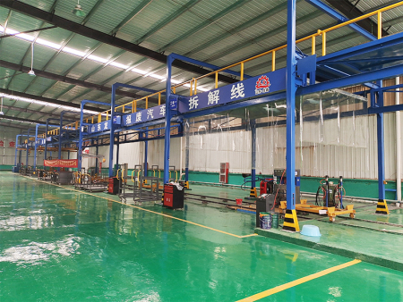 山东泰安-（地轨式）报废车拆解线