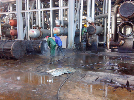 重油换热器清洗