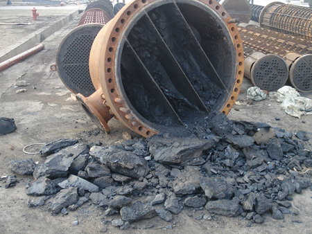 换热器封头结焦清洗