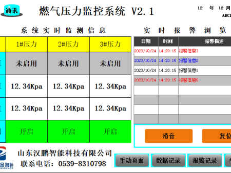 燃气压力监控系统