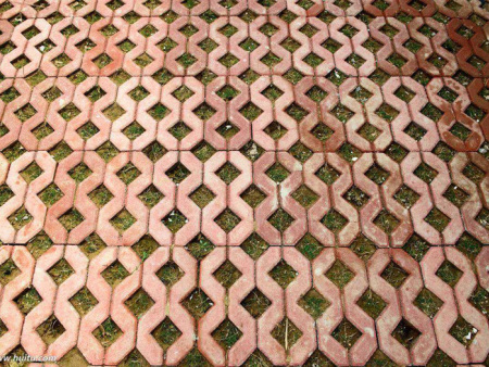 水泥彩砖施工效果