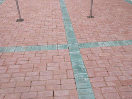 水泥彩砖施工效果