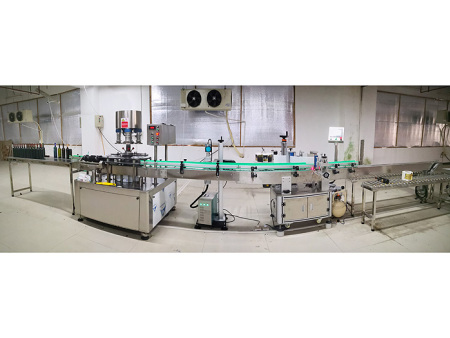 紅酒貼標后道包裝線