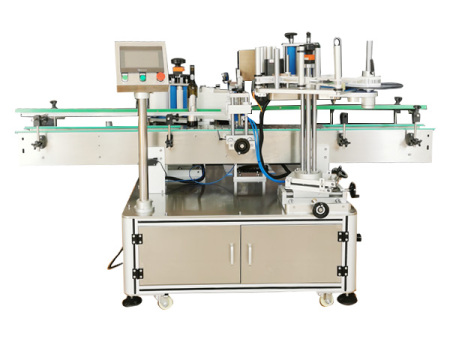 圓瓶瓶身標(biāo)+脖標(biāo)貼標(biāo)機