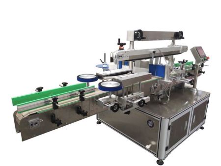 HJ628-8C方瓶三面+圆瓶定位贴标机2