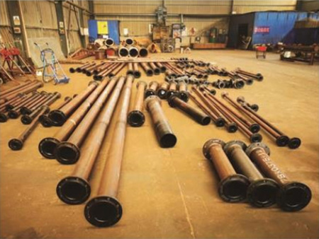 速耐强复合防磨陶瓷管道