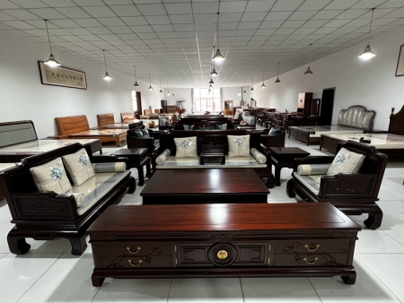 红木家具客厅搭配法