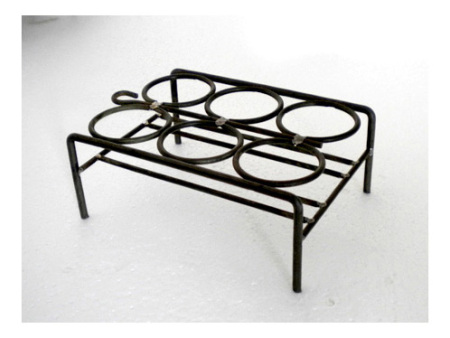 挥发坩埚架，圆6孔坩埚架