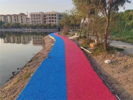 室外彩色路面