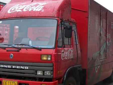 可口可乐翼展车