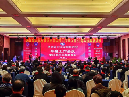 宁怀远受邀出席陕西省企业发展促进会年度工作会议并发表主题演讲